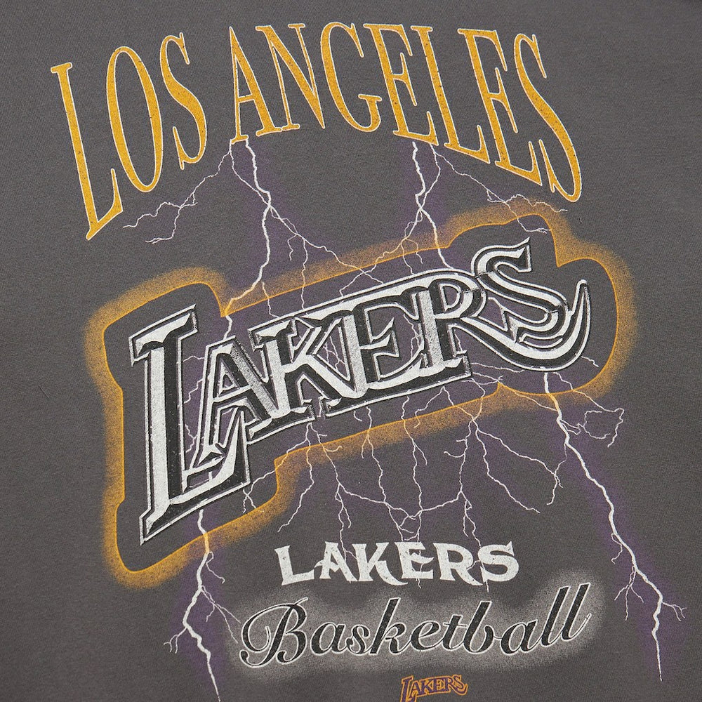 Mitchell & Ness - Los Angeles Lakers Women's Hardwood Classics Lightweight Pullover Sweatshirt - Charcoal