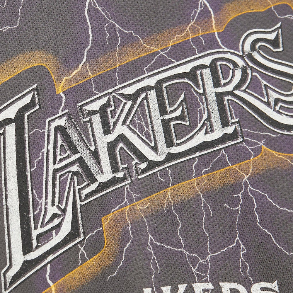 Mitchell & Ness - Los Angeles Lakers Women's Hardwood Classics Lightweight Pullover Sweatshirt - Charcoal