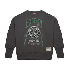 Mitchell & Ness - Boston Celtics Women's Hardwood Classics Lightweight Pullover Sweatshirt - Charcoal