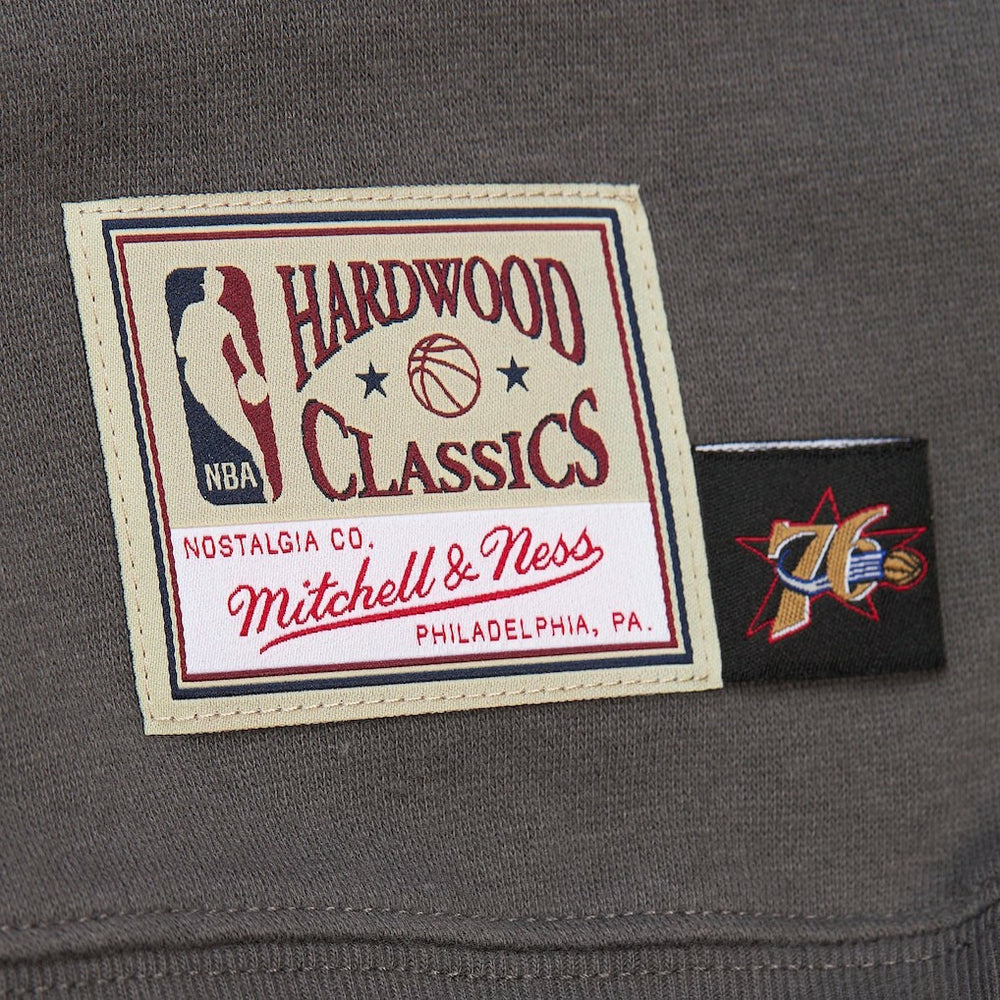 Mitchell & Ness - Philadelphia 76ers Women's Hardwood Classics Lightweight Pullover Sweatshirt - Charcoal