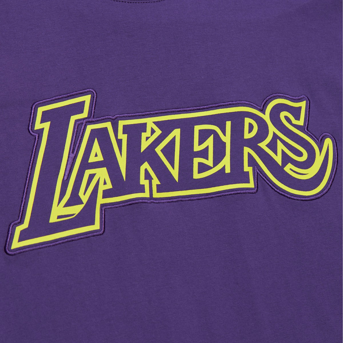 Mitchell & Ness - Los Angeles Lakers Hardwood Classics Neon Nights Premium T-Shirt - Purple