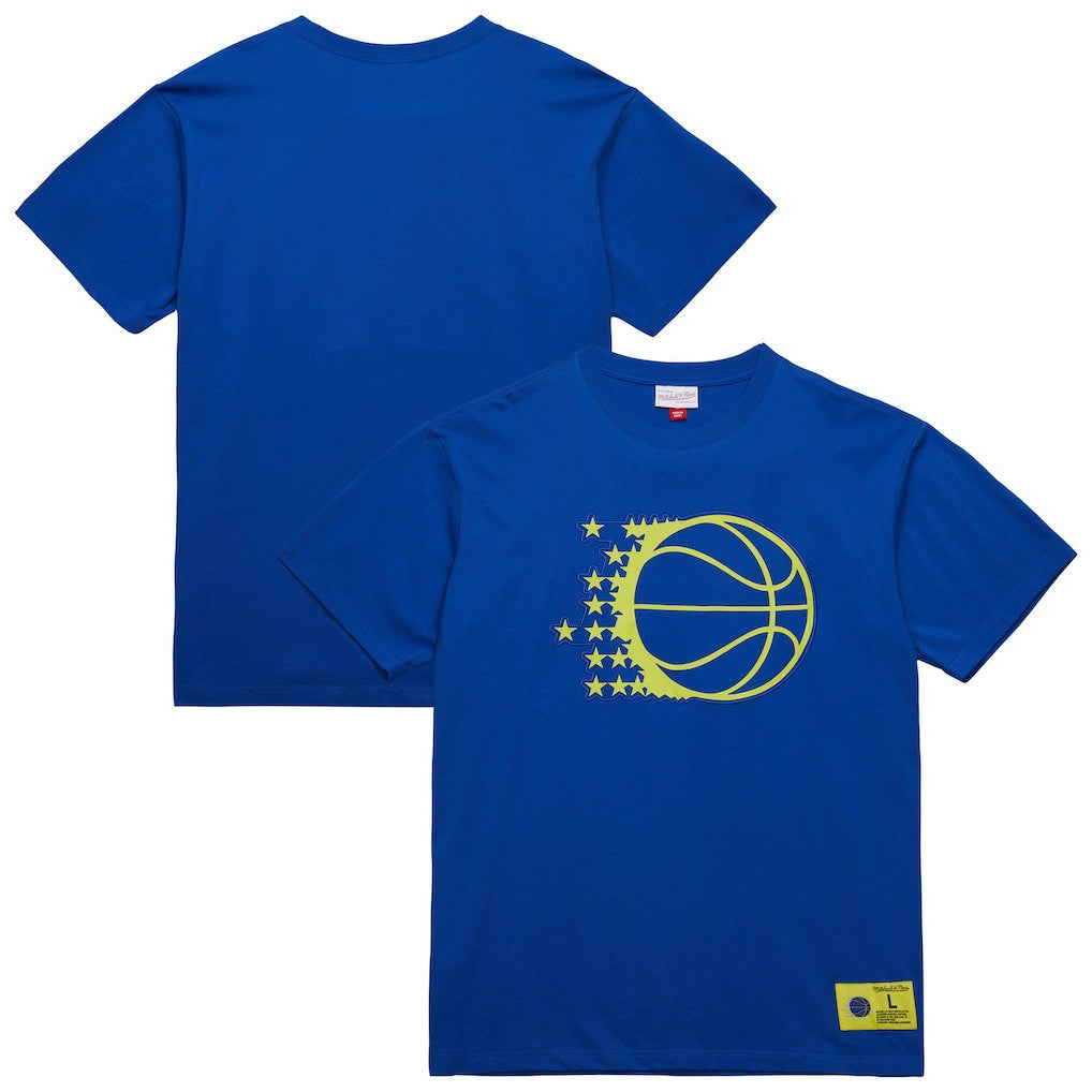 Mitchell & Ness - Orlando Magic Hardwood Classics Neon Nights Premium T-Shirt - Blue