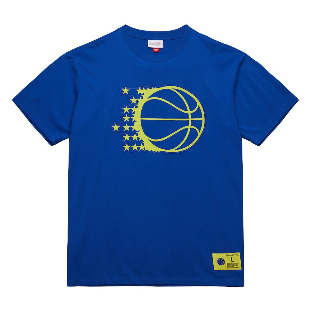 Mitchell & Ness - Orlando Magic Hardwood Classics Neon Nights Premium T-Shirt - Blue