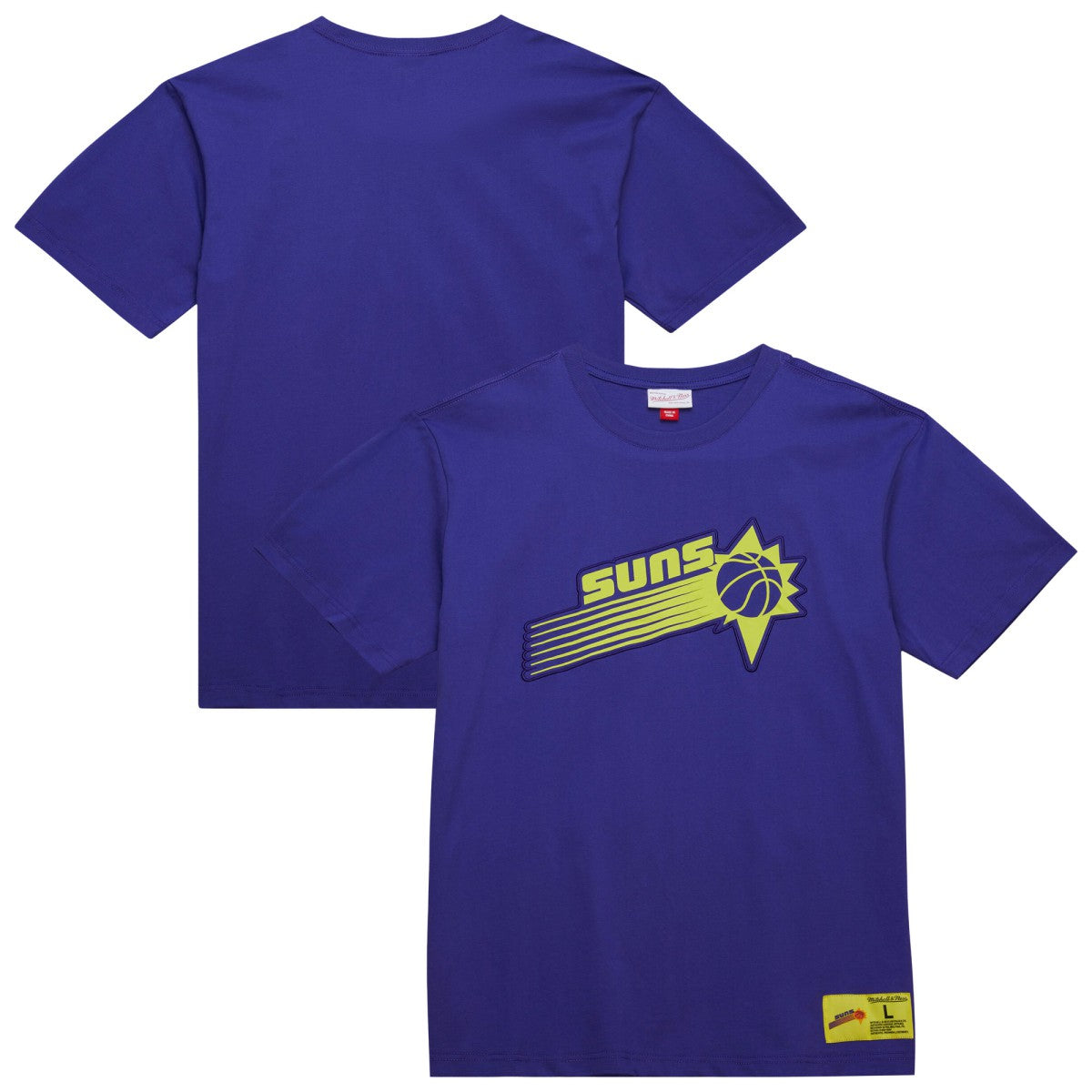 Mitchell & Ness - Phoenix Suns Hardwood Classics Neon Nights Premium T-Shirt - Purple