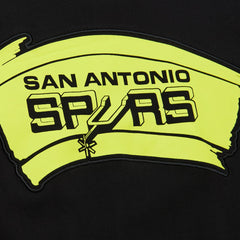 Mitchell & Ness - San Antonio Spurs Hardwood Classics Neon Nights Premium T-Shirt - Black