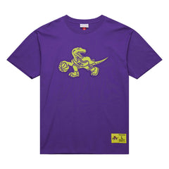 Mitchell & Ness - Toronto Raptors Hardwood Classics Neon Nights Premium T-Shirt - Raptors Purple