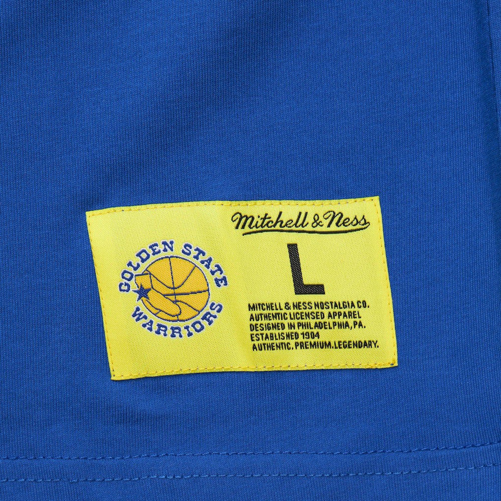 Mitchell & Ness - Golden State Warriors Hardwood Classics Neon Nights Premium T-Shirt - Royal