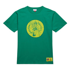 Mitchell & Ness - Boston Celtics Hardwood Classics Neon Nights Premium T-Shirt - Kelly Green