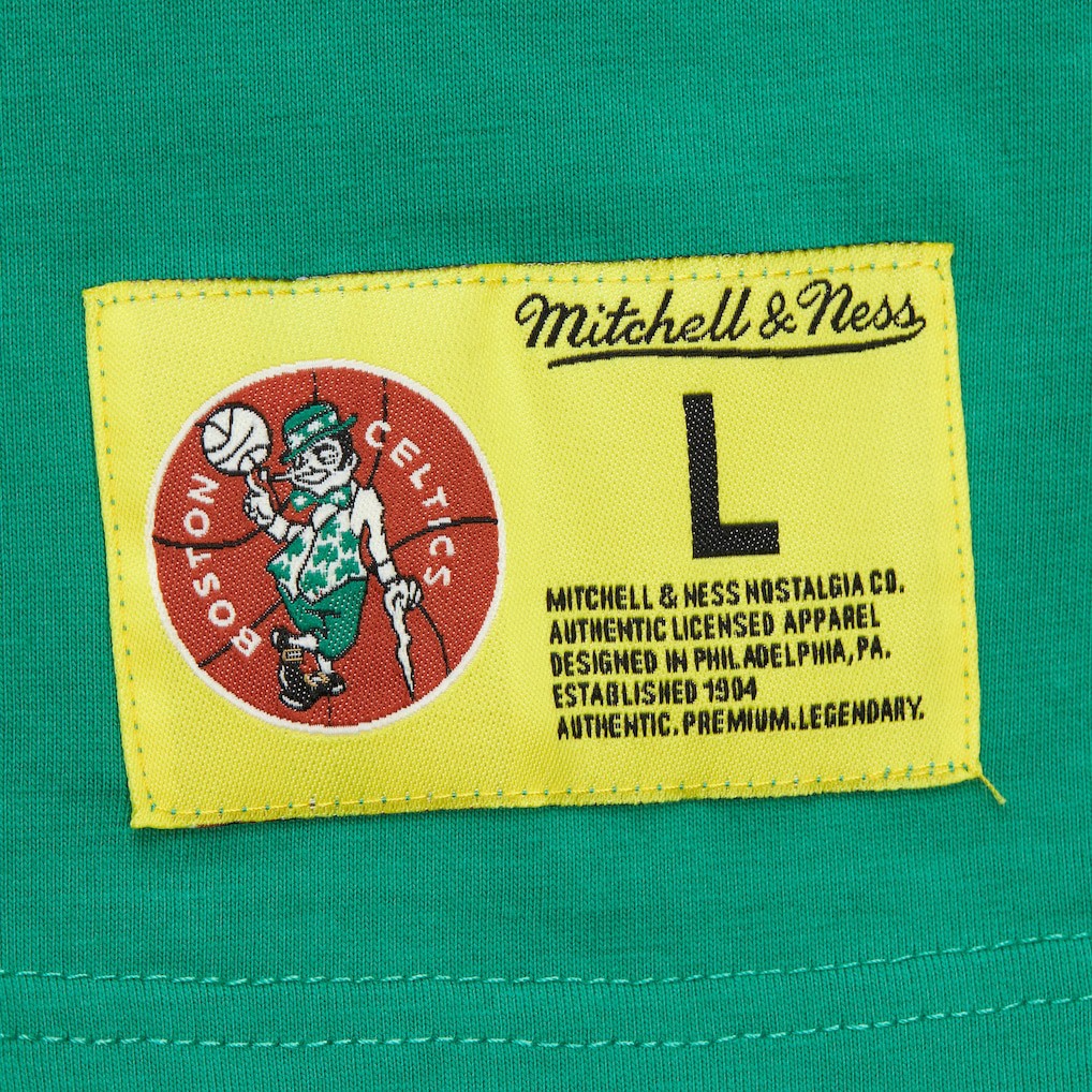 Mitchell & Ness - Boston Celtics Hardwood Classics Neon Nights Premium T-Shirt - Kelly Green