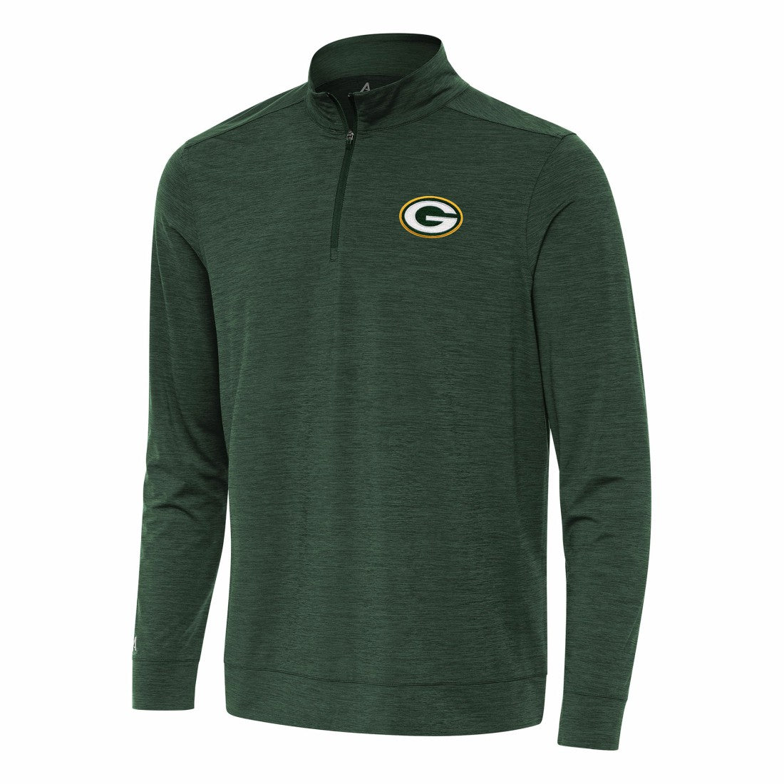 Green Bay Packers Antigua Bright Quarter-Zip Top Green - NFL