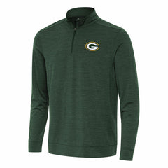 Green Bay Packers Antigua Bright Quarter-Zip Top Green - NFL