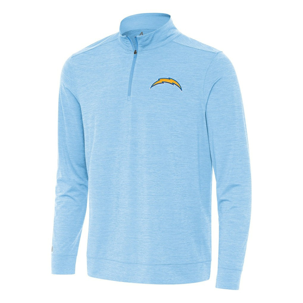 Los Angeles Chargers Antigua Bright Quarter-Zip Top Powder Blue - NFL
