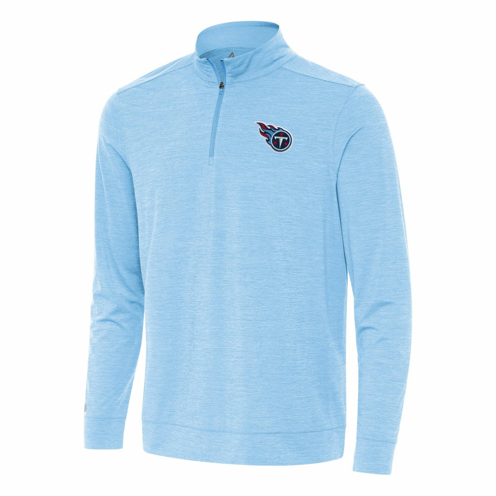 Tennessee Titans Antigua Bright Quarter-Zip Top Light Blue - NFL