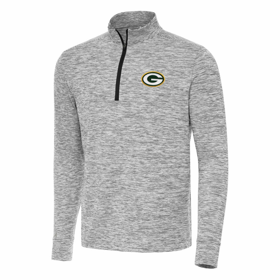 Green Bay Packers Antigua Cause Quarter-Zip Top Charcoal - NFL