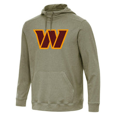 Washington Commanders Antigua Cloud Pullover Hoodie Olive - NFL