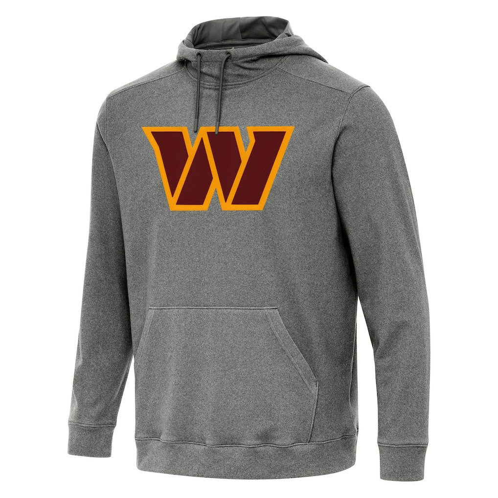 Washington Commanders Antigua Cloud Pullover Hoodie Heather Black - NFL