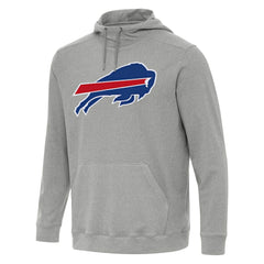Buffalo Bills Antigua Cloud Pullover Hoodie Heather Gray - NFL