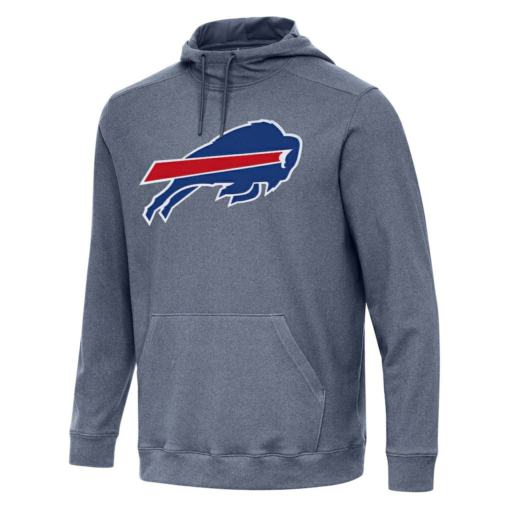 Buffalo Bills Antigua Cloud Pullover Hoodie Heather Navy - NFL