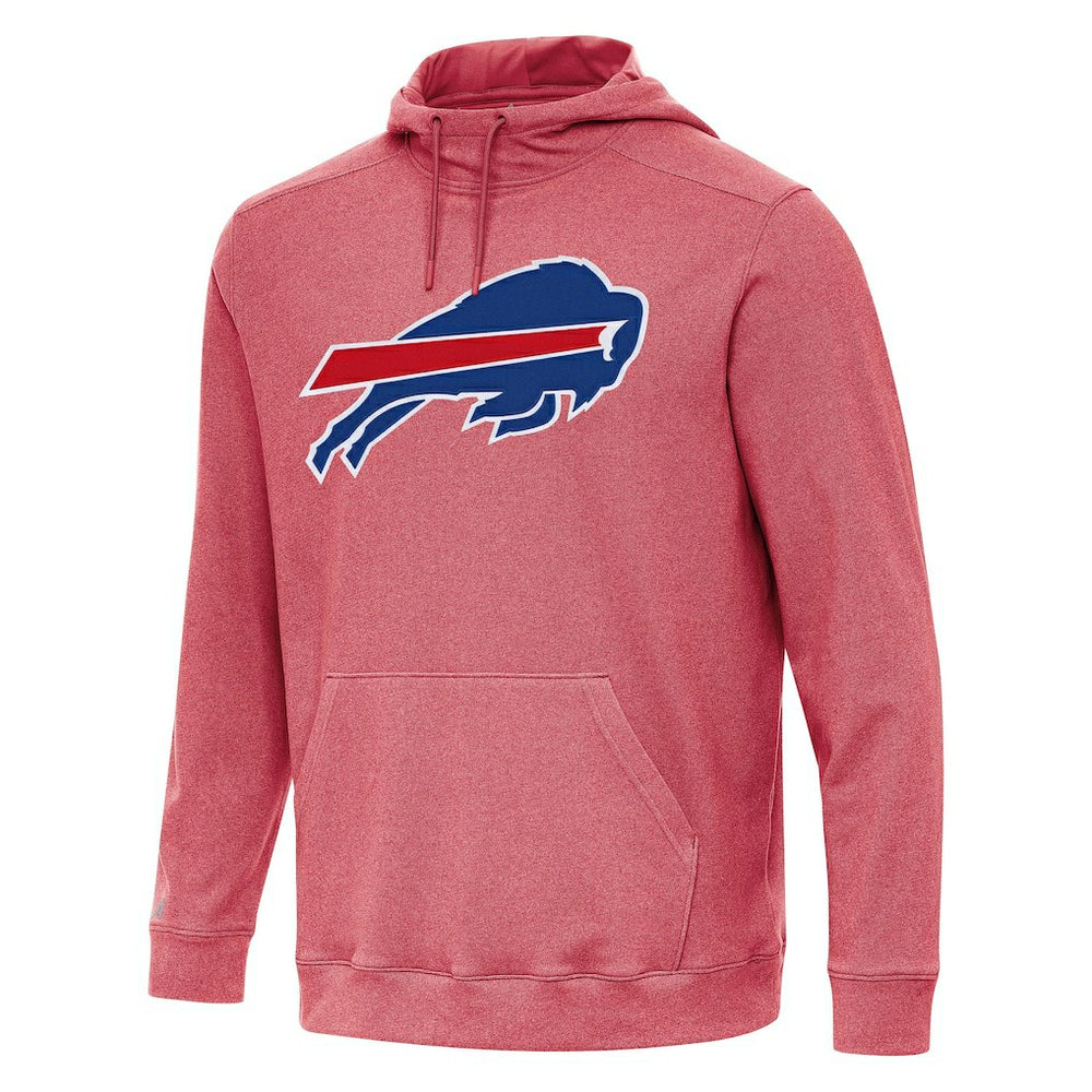 Buffalo Bills Antigua Cloud Pullover Hoodie Heather Red - NFL