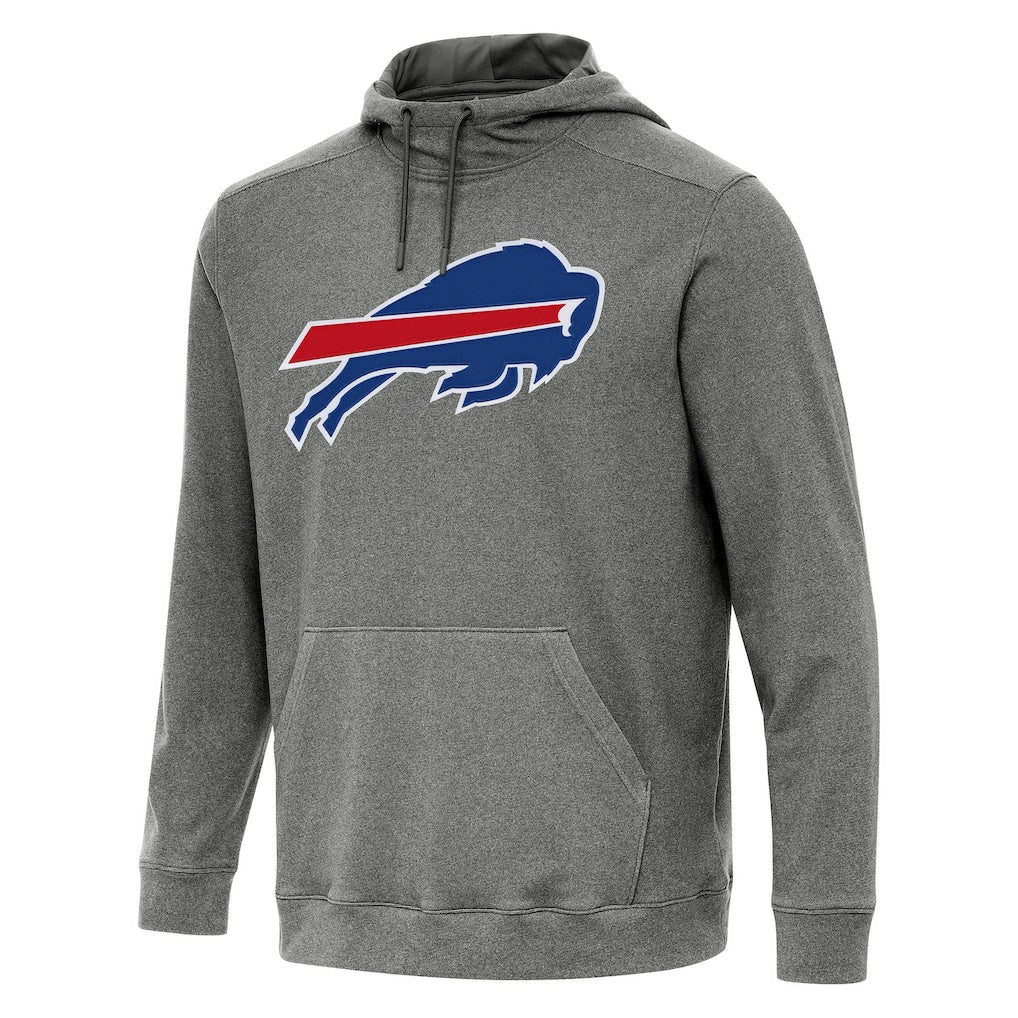 Buffalo Bills Antigua Cloud Pullover Hoodie Heather Black - NFL