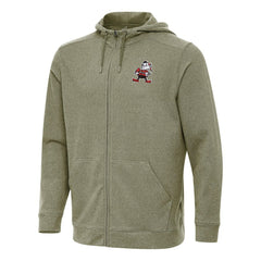 Cleveland Browns Antigua Effortless Full-Zip Hoodie Olive - NFL