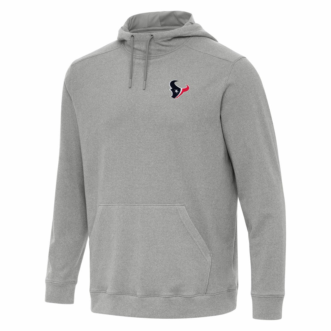 Houston Texans Antigua Cloud Pullover Hoodie Heather Gray - NFL