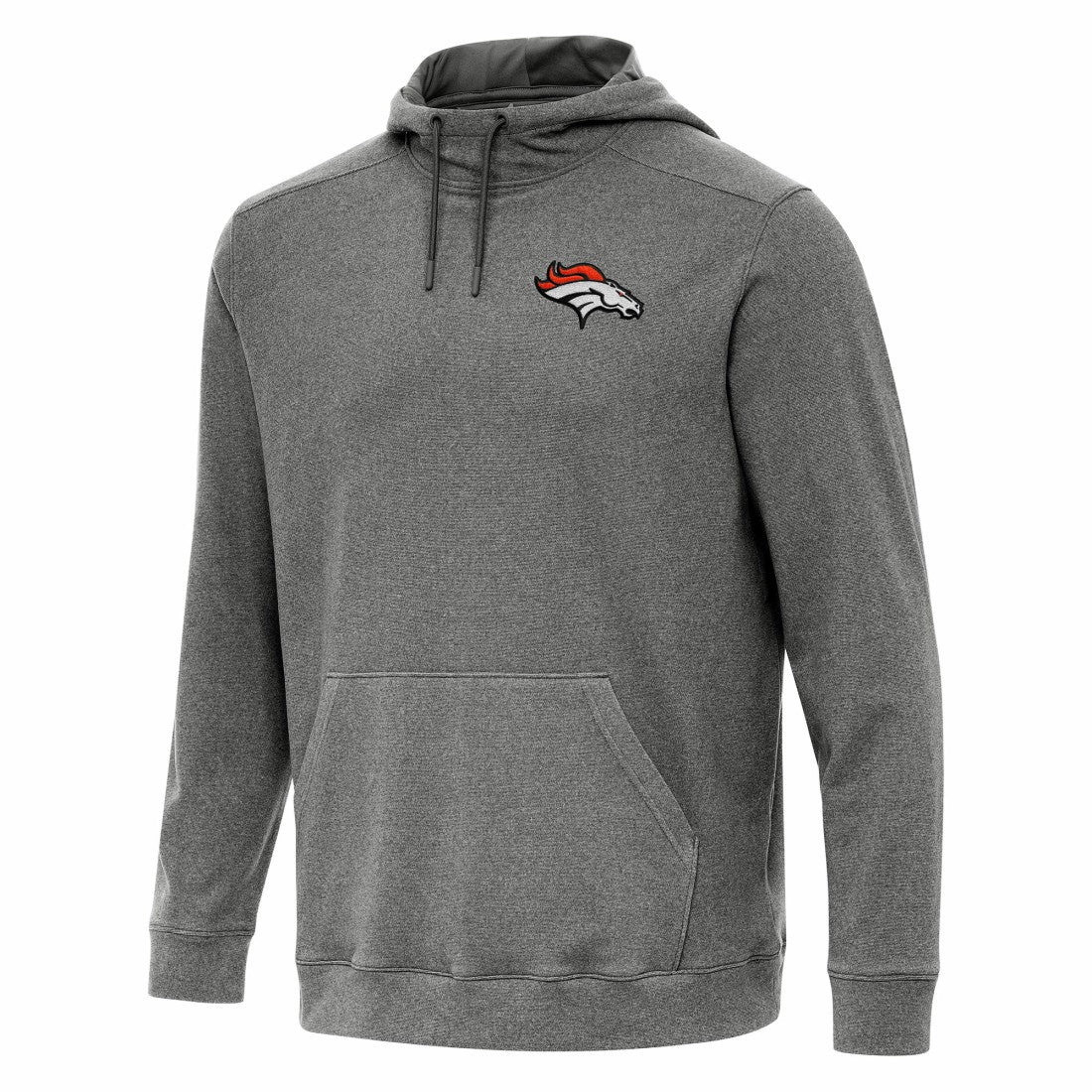 Denver Broncos Antigua Cloud Pullover Hoodie Heather Black - NFL