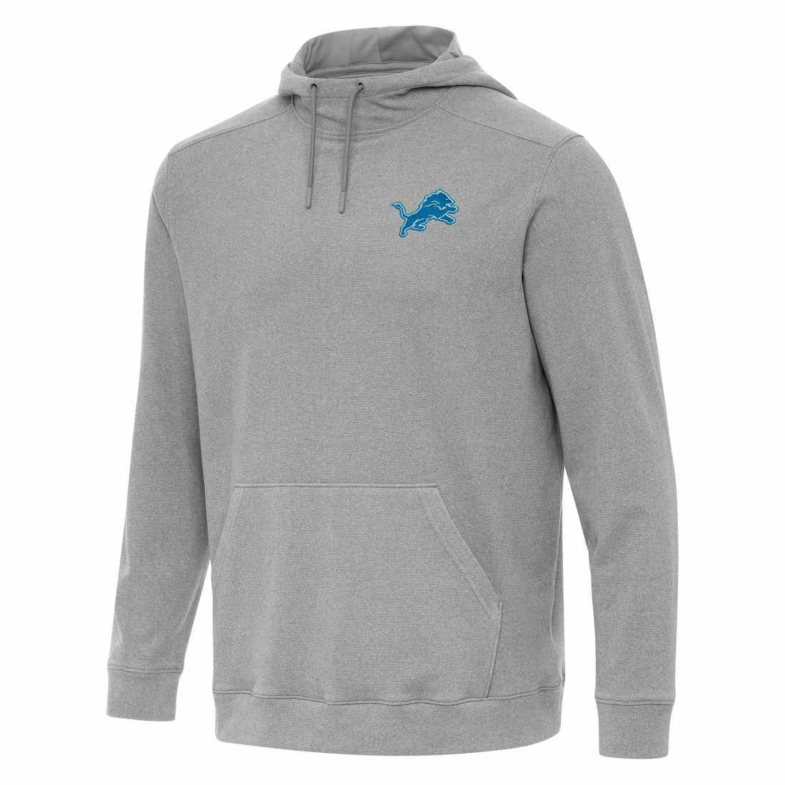 Detroit Lions Antigua Cloud Pullover Hoodie Heather Gray - NFL