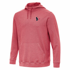 Houston Texans Antigua Cloud Pullover Hoodie Heather Red - NFL
