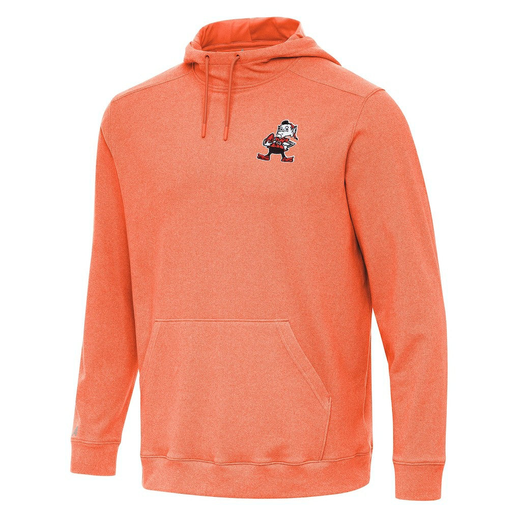 Cleveland Browns Antigua Cloud Pullover Hoodie Heather Orange - NFL