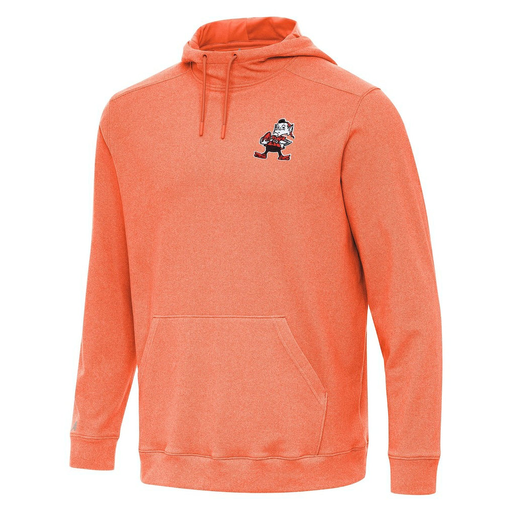 Cleveland Browns Antigua Cloud Pullover Hoodie Heather Orange - NFL