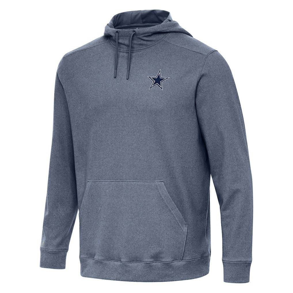 Dallas Cowboys Antigua Cloud Pullover Hoodie Heather Navy - NFL