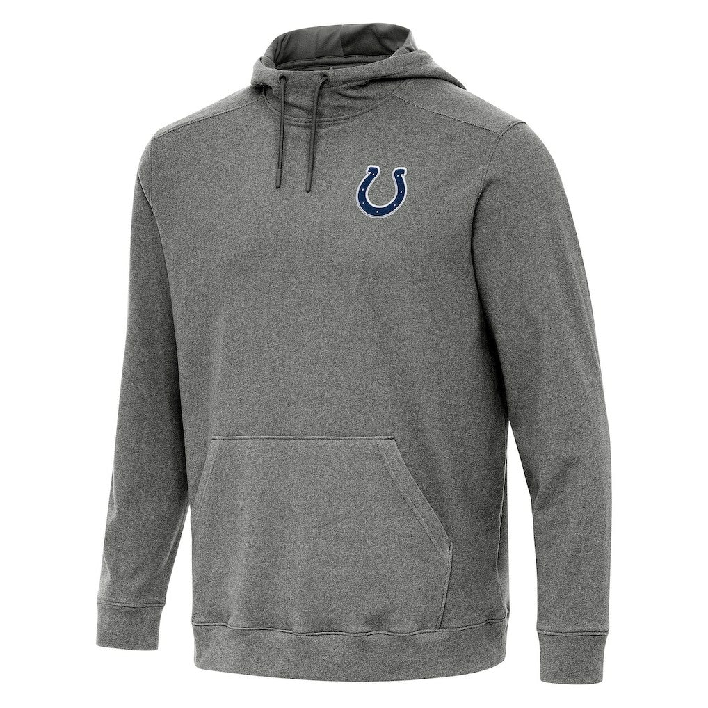 Indianapolis Colts Antigua Cloud Pullover Hoodie Heather Black - NFL