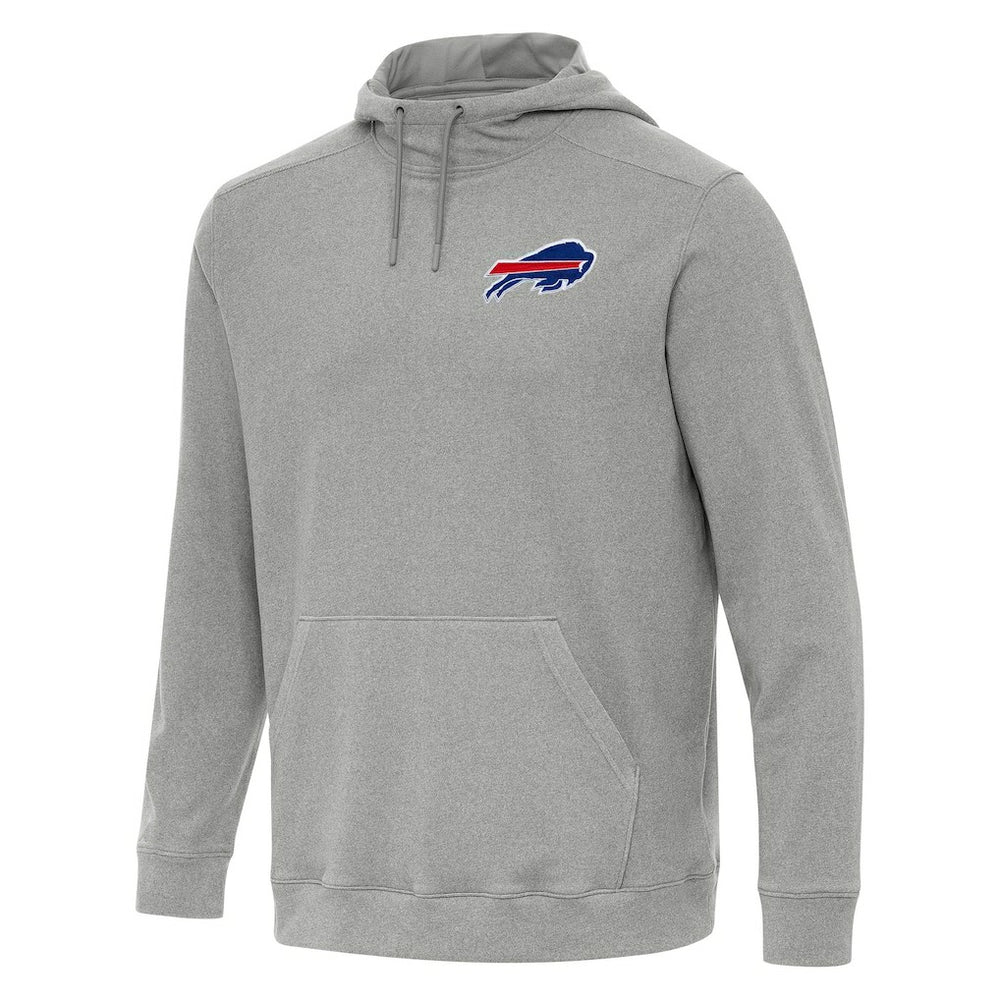 Buffalo Bills Antigua Cloud Pullover Hoodie Heather Gray - NFL