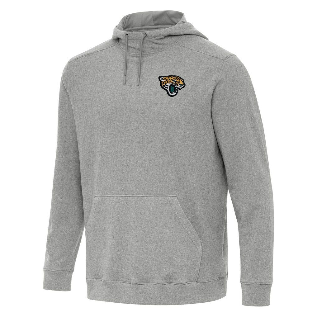 Jacksonville Jaguars Antigua Cloud Pullover Hoodie Heather Gray - NFL