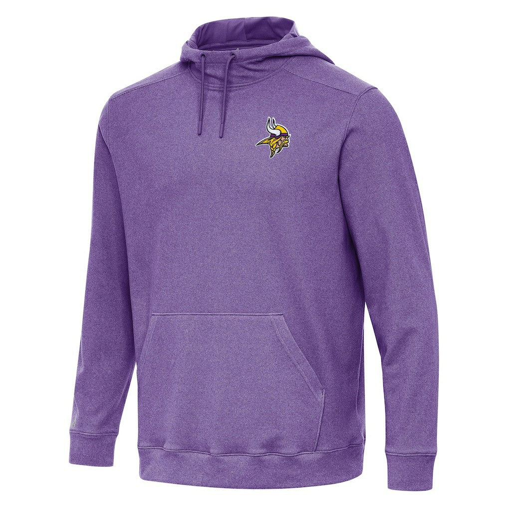 Minnesota Vikings Antigua Cloud Pullover Hoodie Heather Purple - NFL