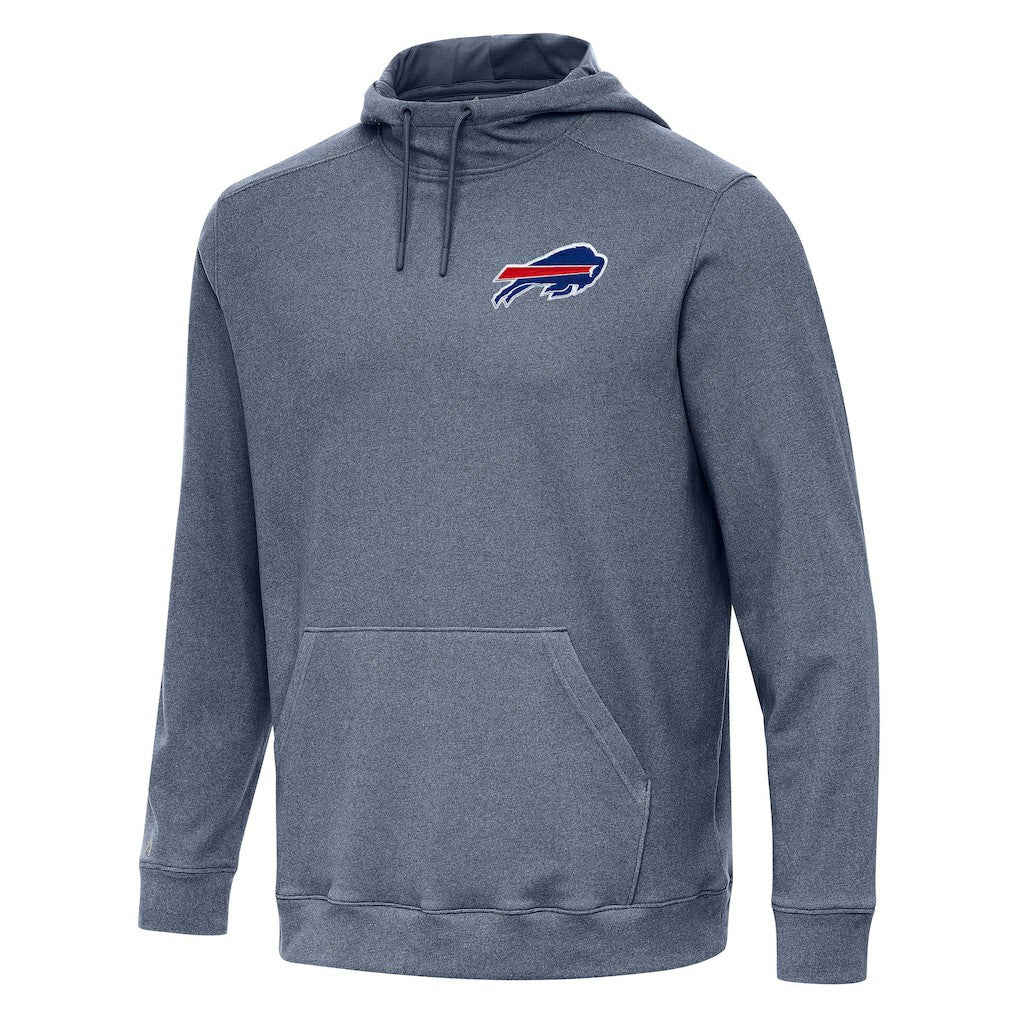 Buffalo Bills Antigua Cloud Pullover Hoodie Heather Navy - NFL