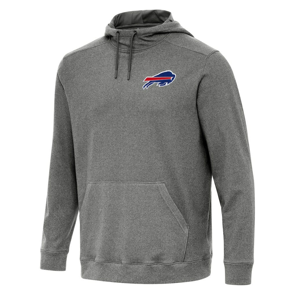 Buffalo Bills Antigua Cloud Pullover Hoodie Heather Black - NFL