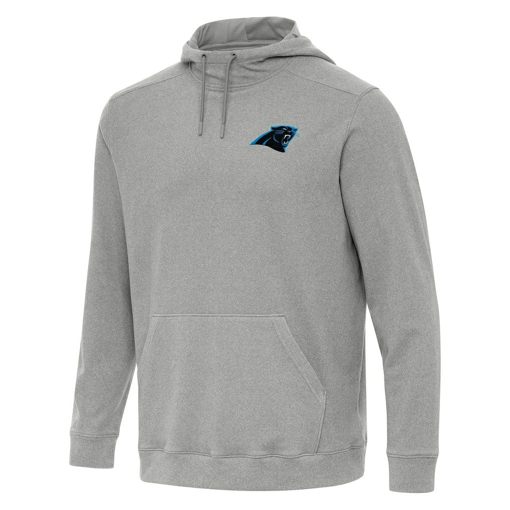 Carolina Panthers Antigua Cloud Pullover Hoodie Heather Gray - NFL