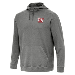 New York Giants Antigua Cloud Pullover Hoodie Heather Black - NFL