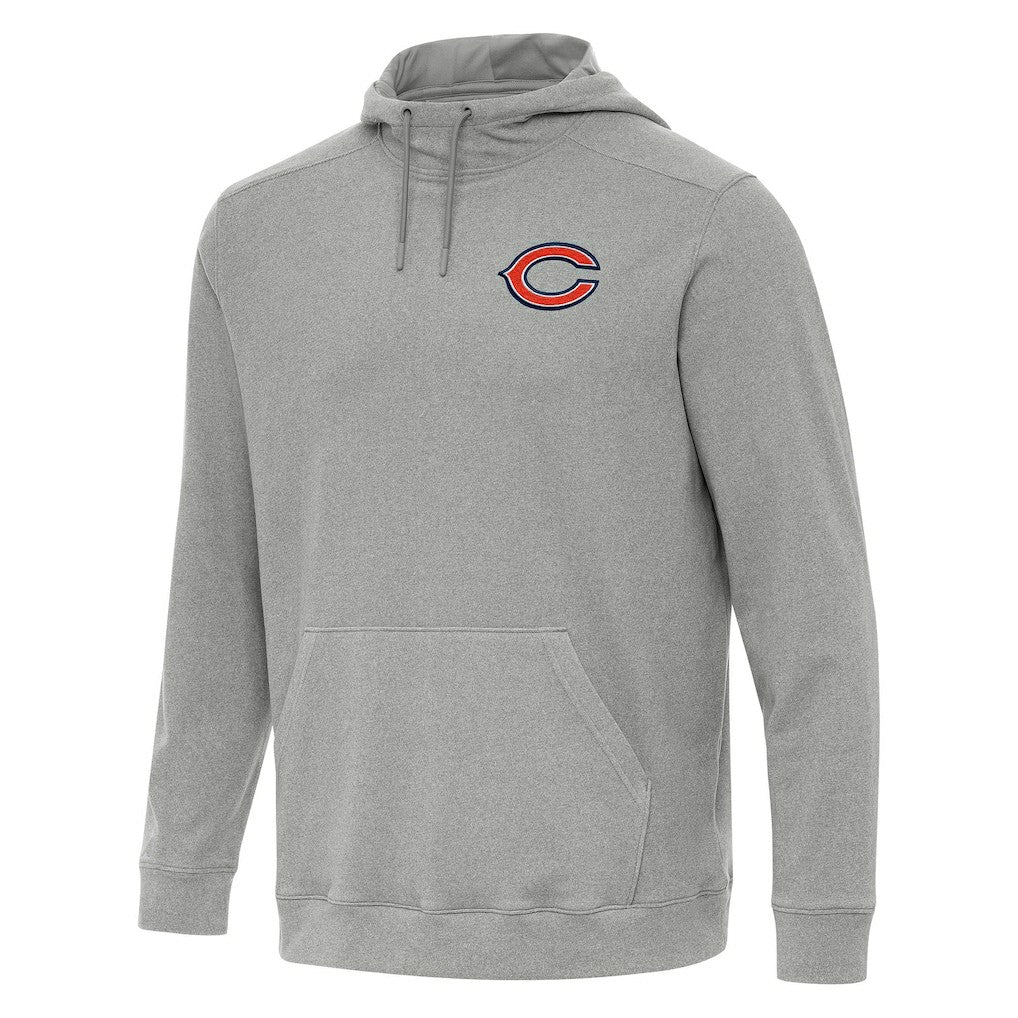 Chicago Bears Antigua Cloud Pullover Hoodie Heather Gray - NFL