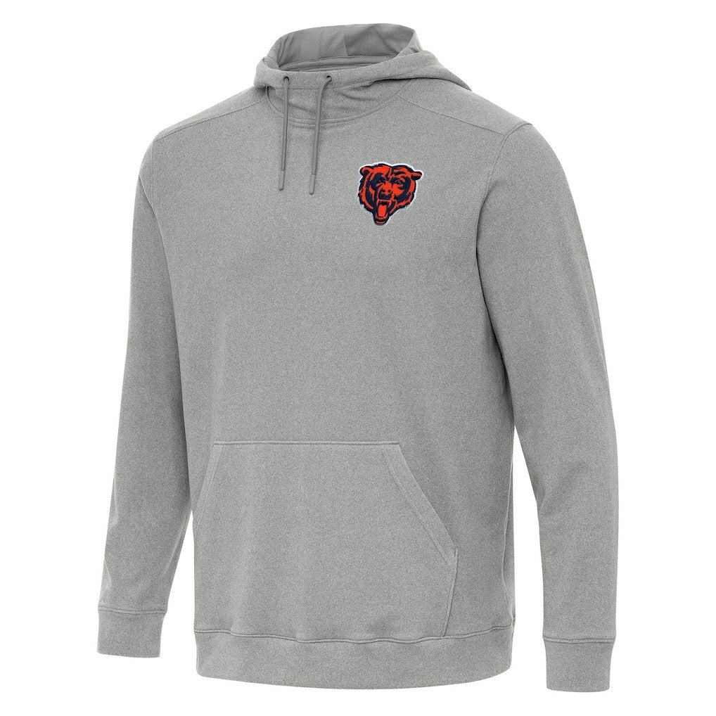 Chicago Bears Antigua Cloud Pullover Hoodie Heather Gray - NFL