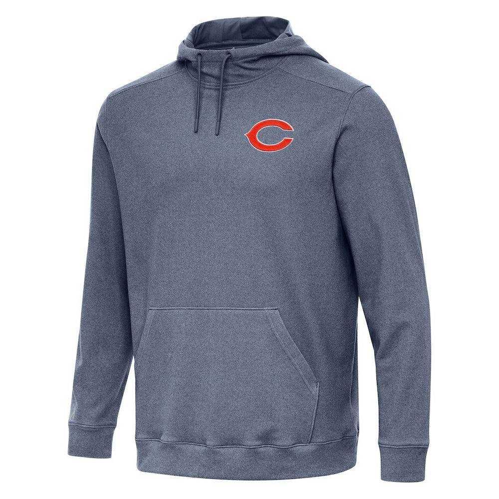 Chicago Bears Antigua Cloud Pullover Hoodie Heather Navy - NFL