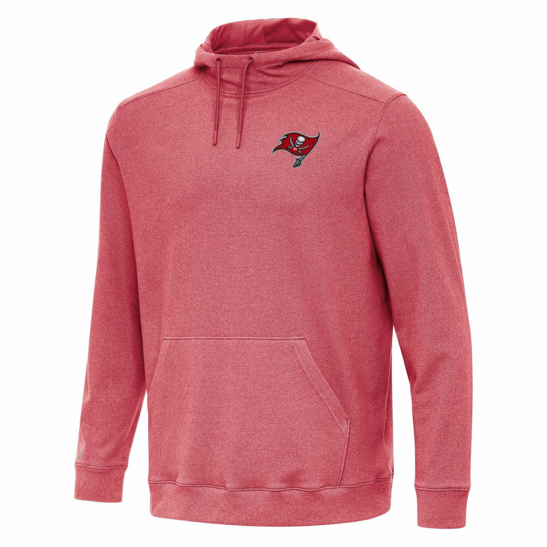 Tampa Bay Buccaneers Antigua Cloud Pullover Hoodie Heather Red - NFL