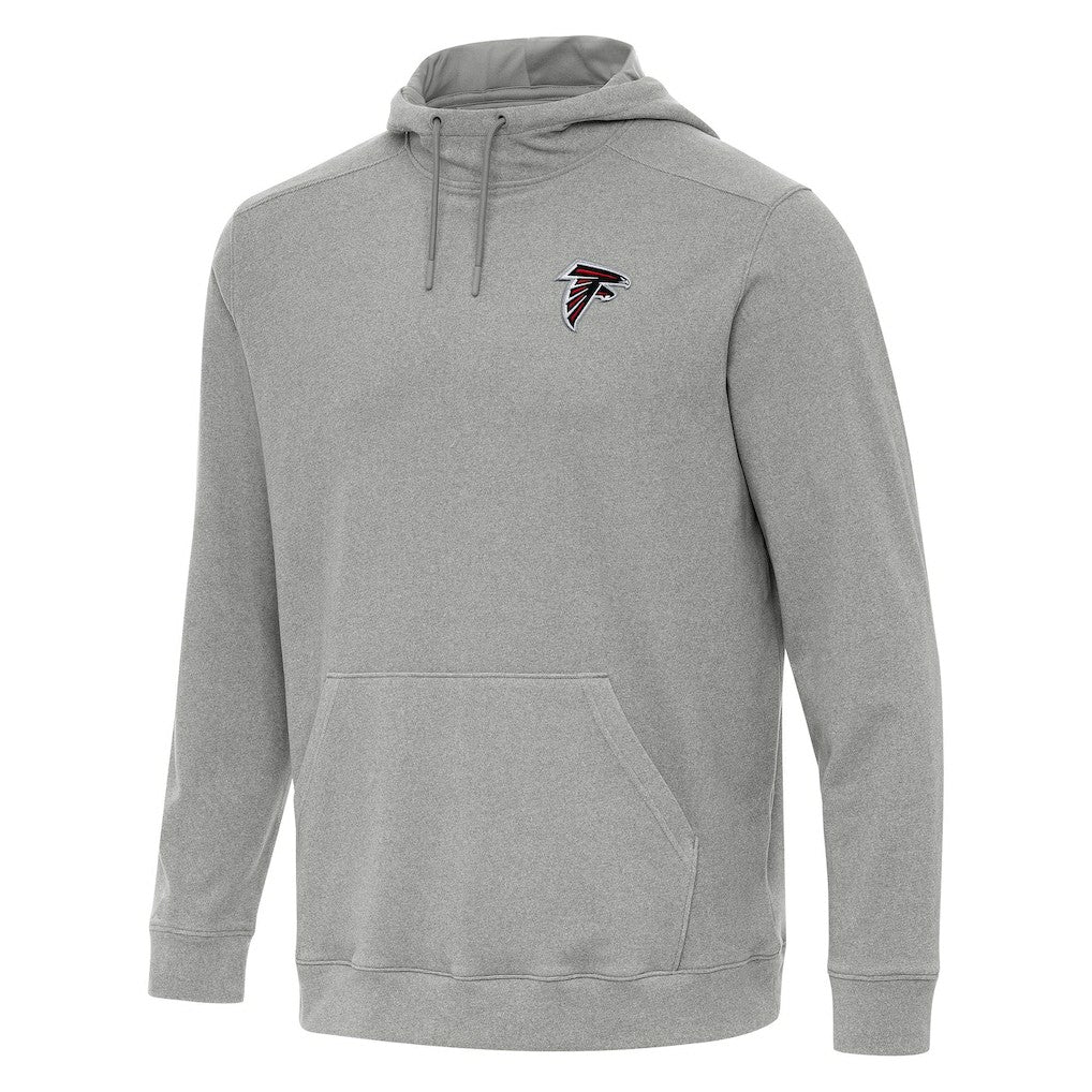 Atlanta Falcons Antigua Cloud Pullover Hoodie Heather Gray - NFL