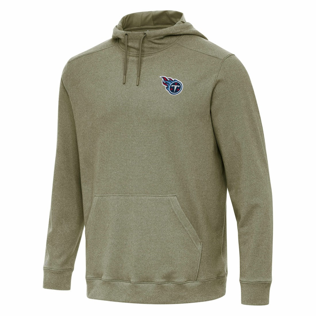 Tennessee Titans Antigua Cloud Pullover Hoodie Olive - NFL