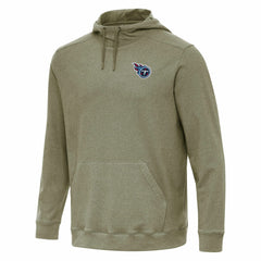 Tennessee Titans Antigua Cloud Pullover Hoodie Olive - NFL