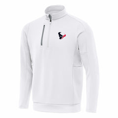 Houston Texans Antigua Generation Quarter-Zip Pullover Top White - NFL