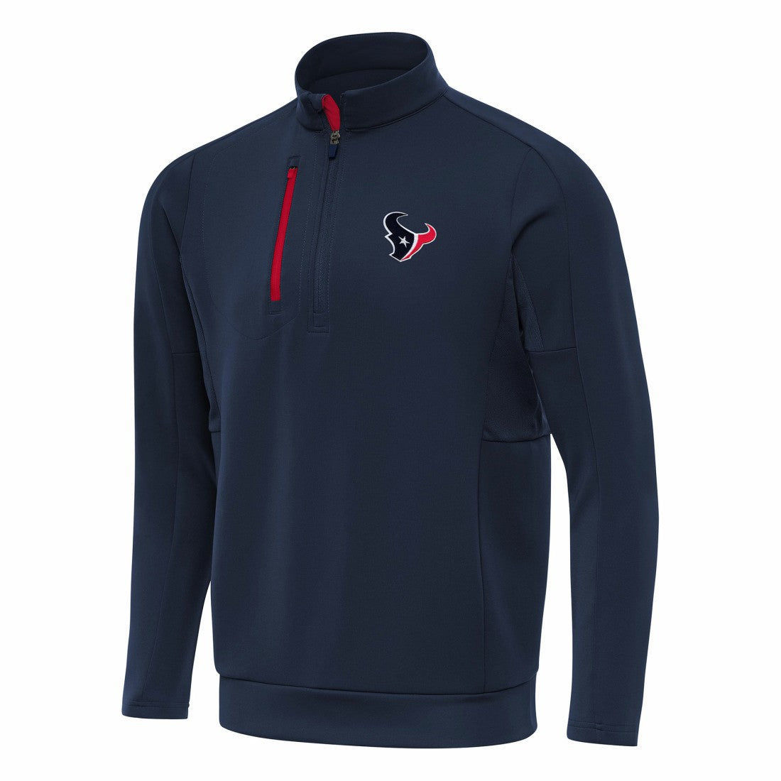 Houston Texans Antigua Generation Quarter-Zip Pullover Top Navy - NFL
