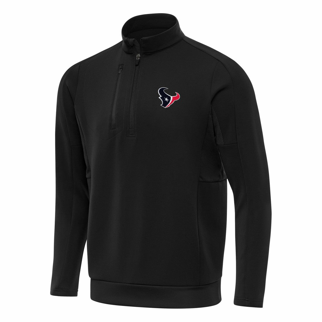 Houston Texans Antigua Generation Quarter-Zip Pullover Top Black - NFL
